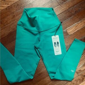 ALO Yoga Green Leggings Size XXS